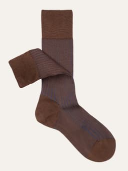 Dark brown/Blue