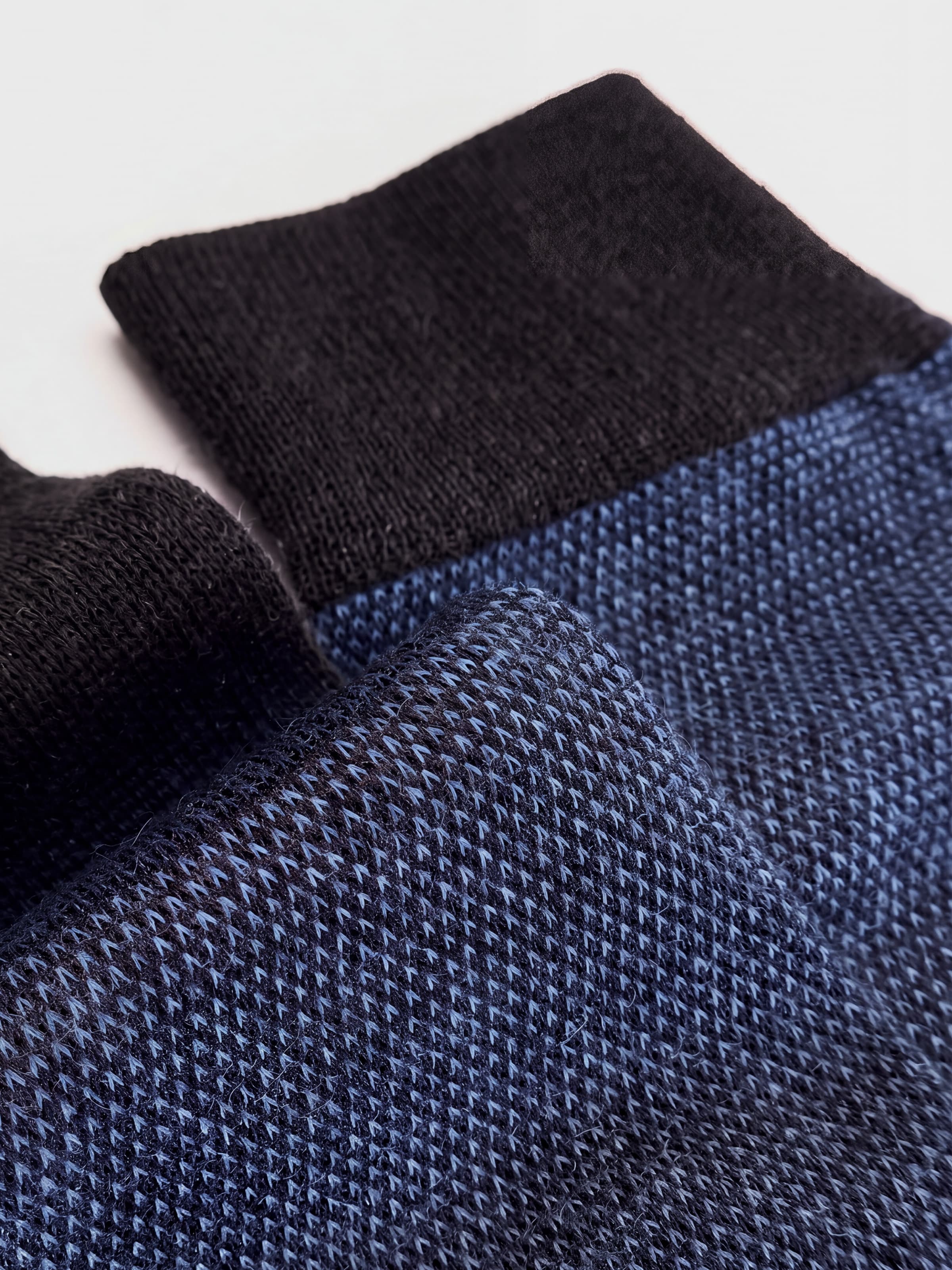 Calze Corte Oxford in Cashmere e Seta Gold bio - Image 2