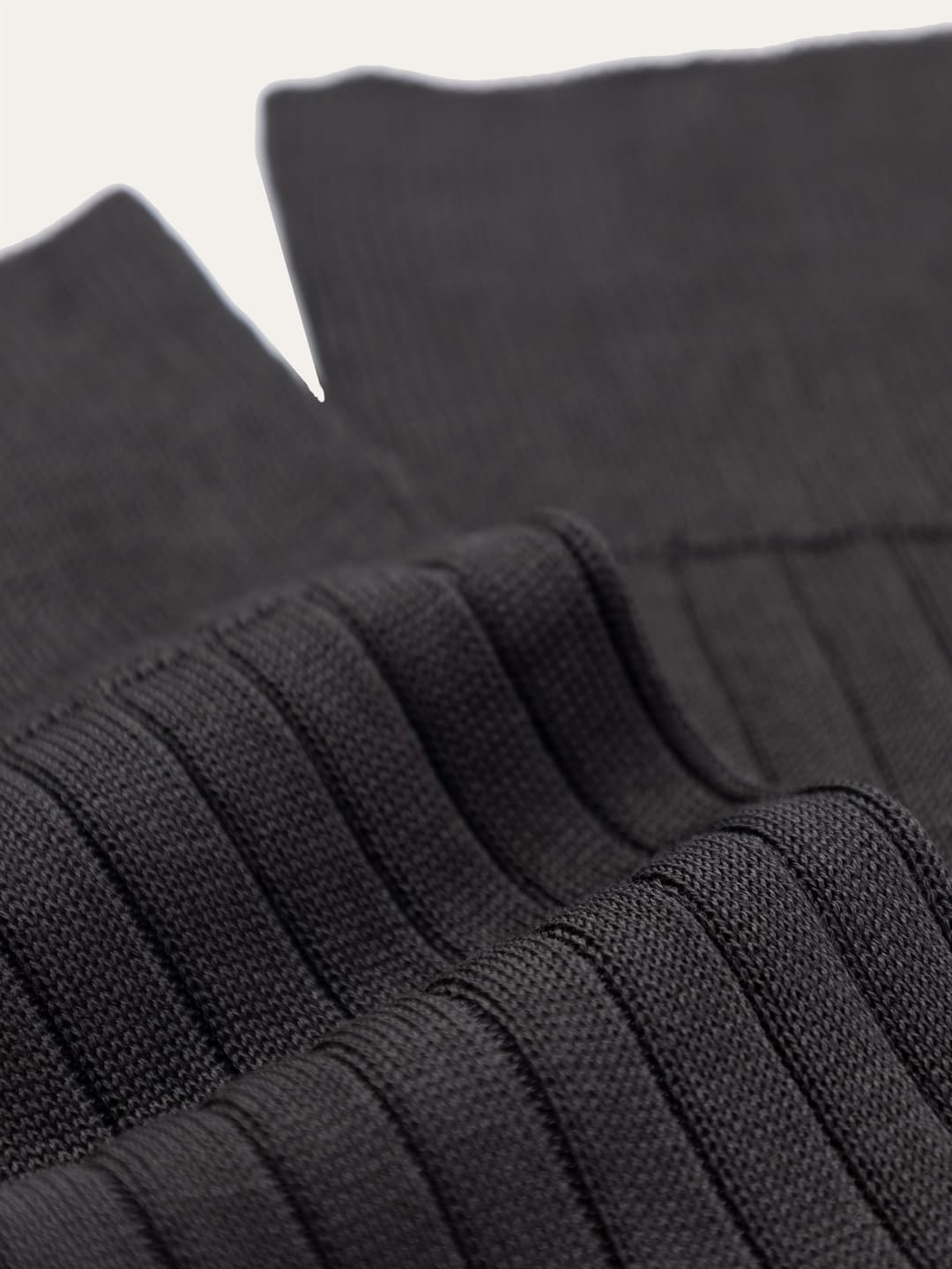 Durable Ribbed Short Sock 100% Lisle Thread Cotton