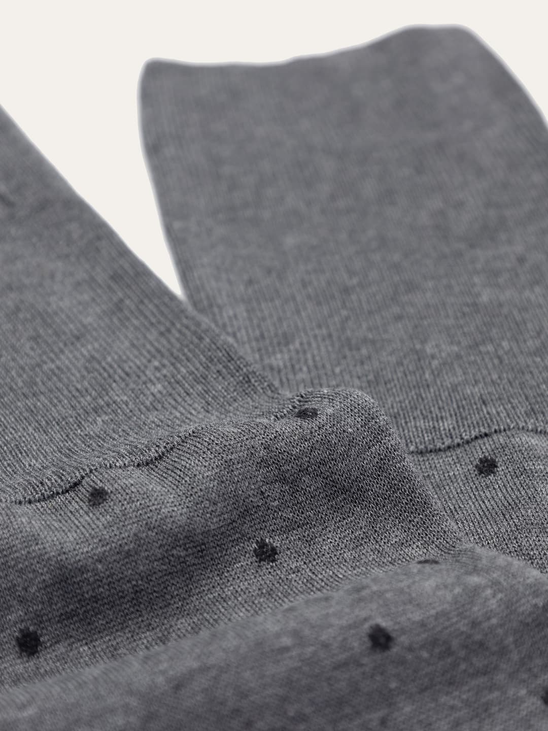 Long Polka Dot Socks in 100% Cotton