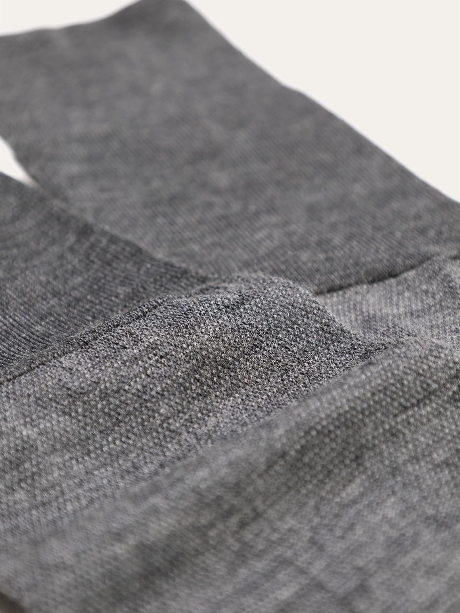 Long Micro Pattern Wool Socks - Image 2