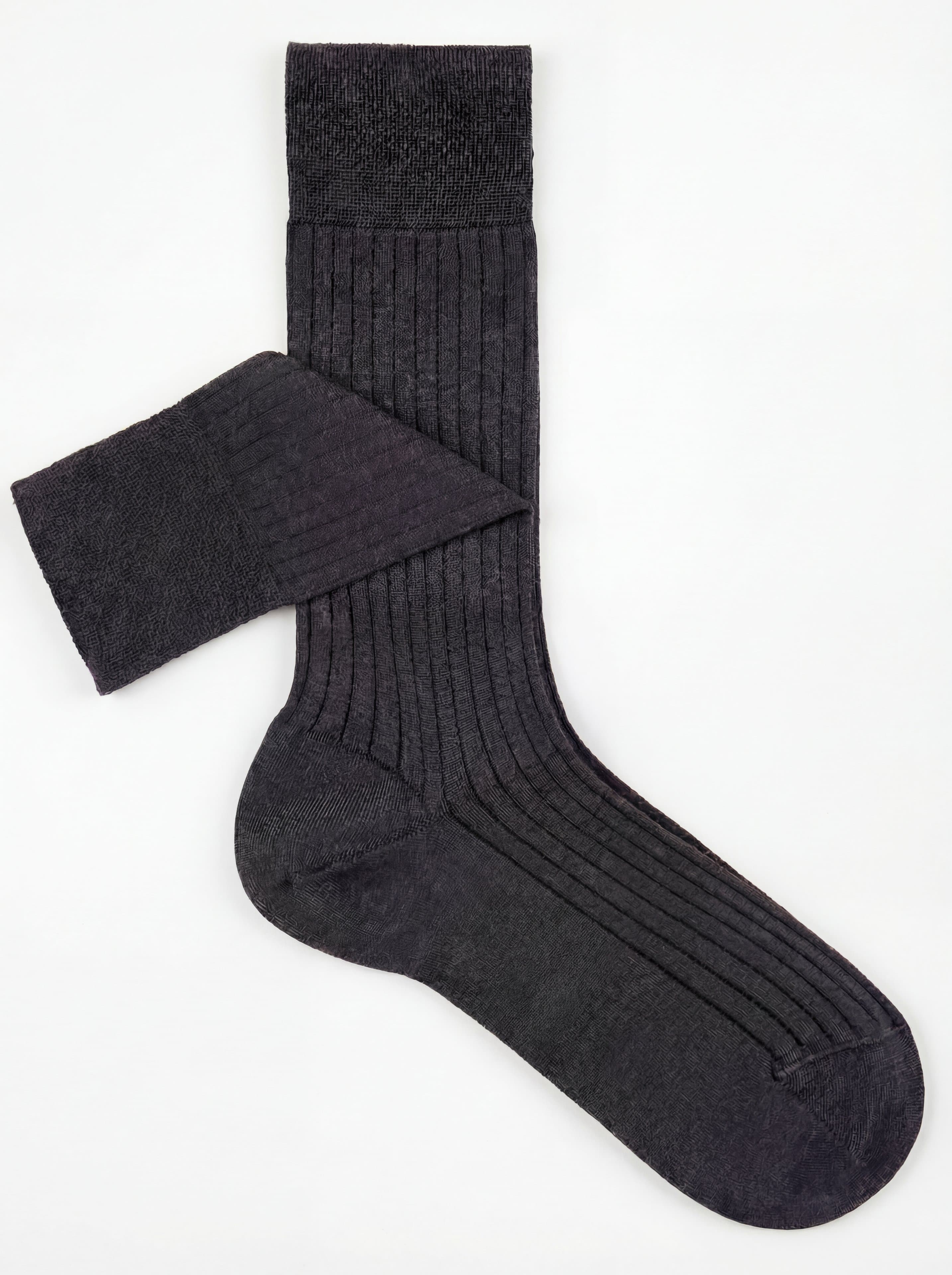 Calza corta Costa classica in lana merino - Image 1