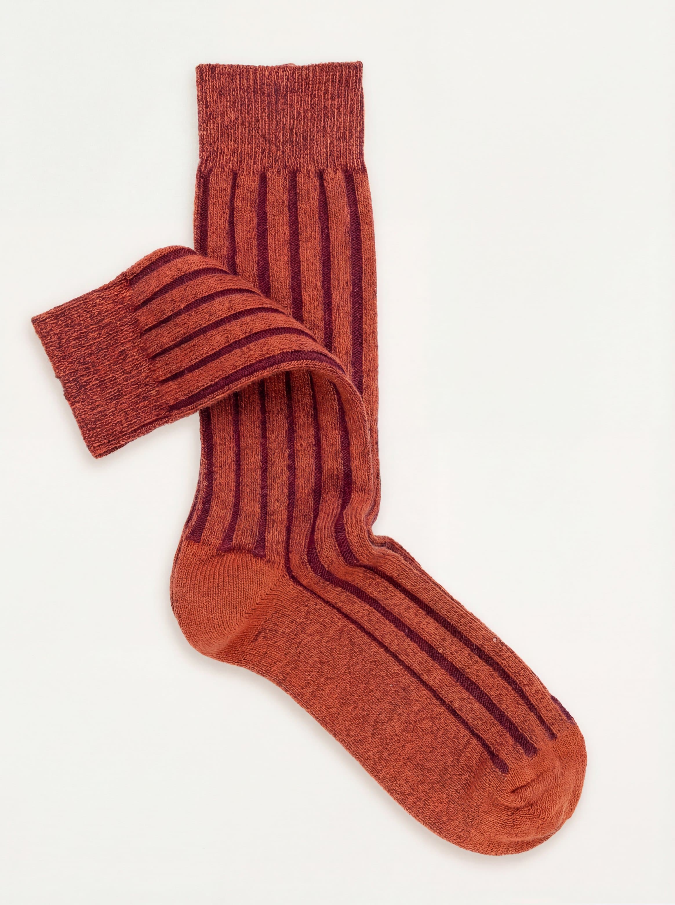 Cofanetto Regalo 3 paia calze Corte a costa Larga Color Block in misto Cashmere - Image 4