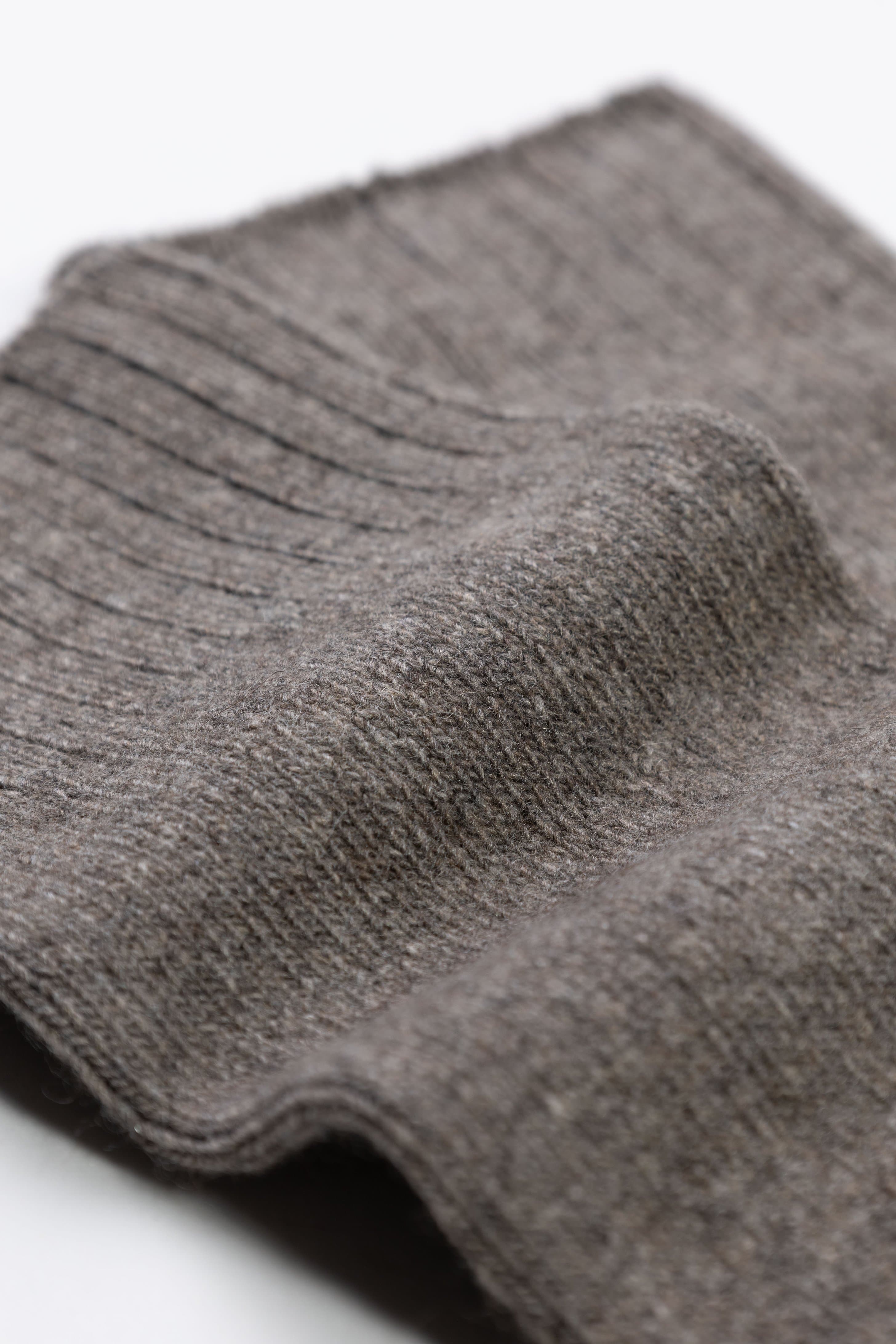 Chaussettes Courtes Unies en Mélange Cachemire - Image 2