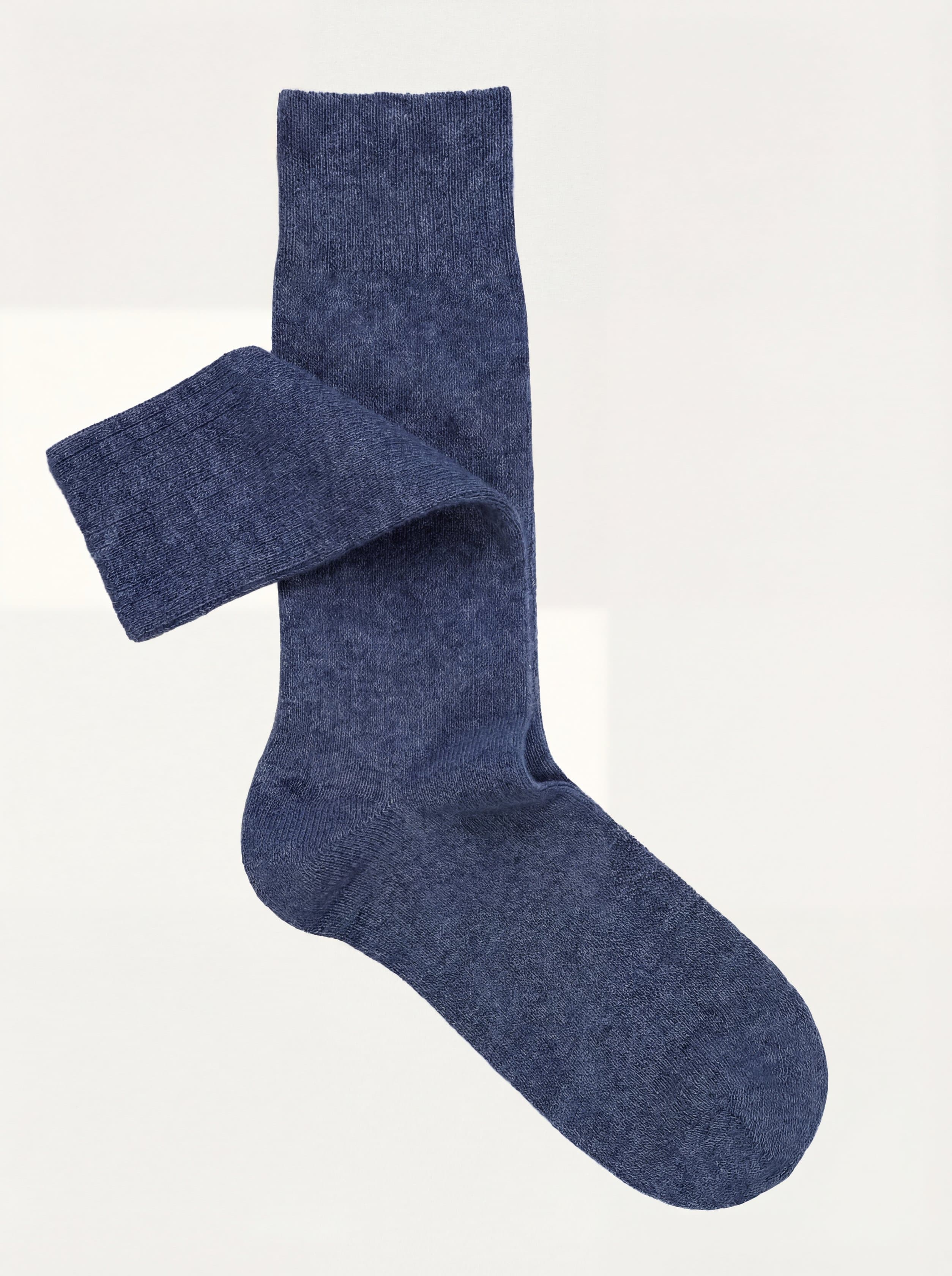 Chaussettes Courtes Unies en Mélange Cachemire - Image 12