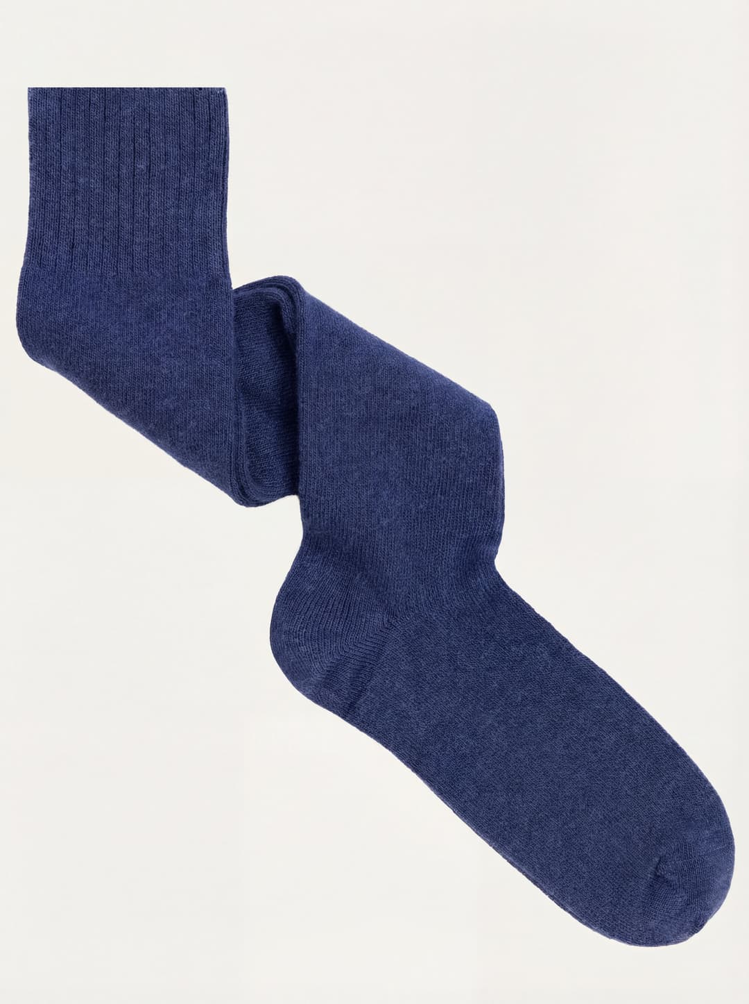 Solid Color Long Socks in Cashmere Blend