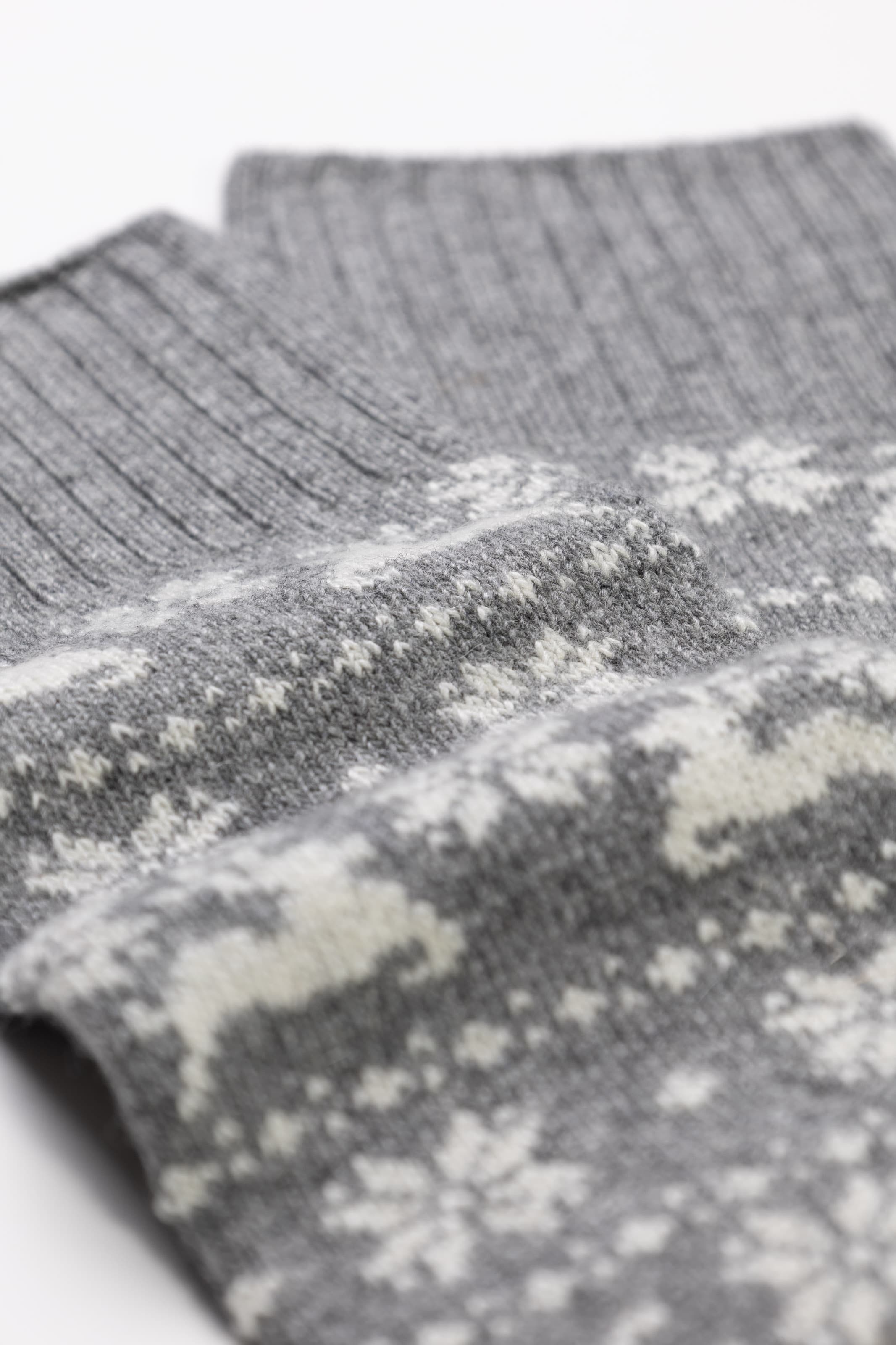 Calze lunghe fantasia Natalizia in misto Cashmere - Image 2