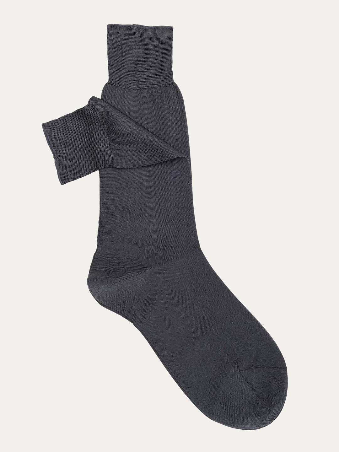 Classic Plain Short Socks in 100% Silk