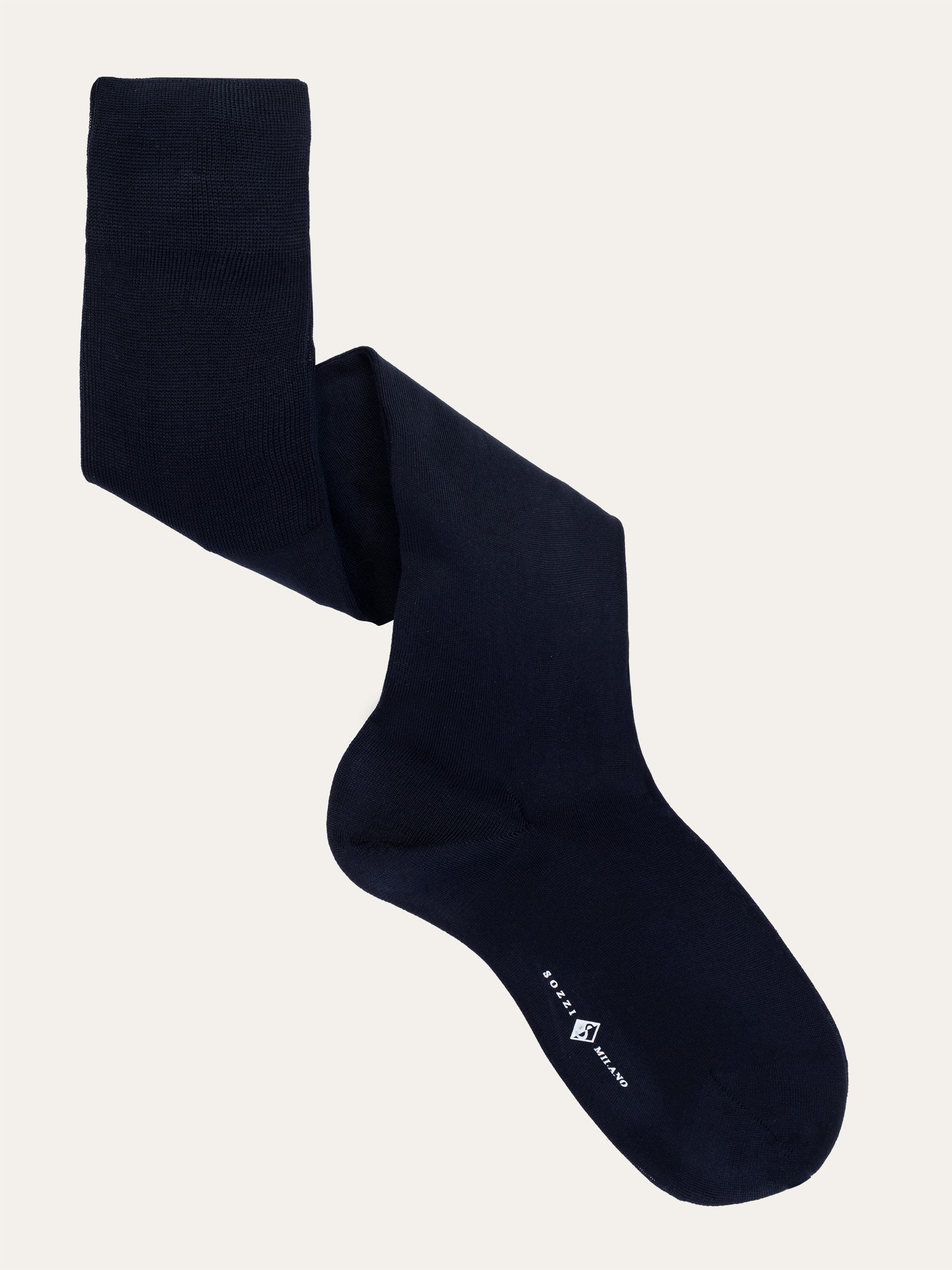 Calze lunghe classiche lisce in 100% Seta