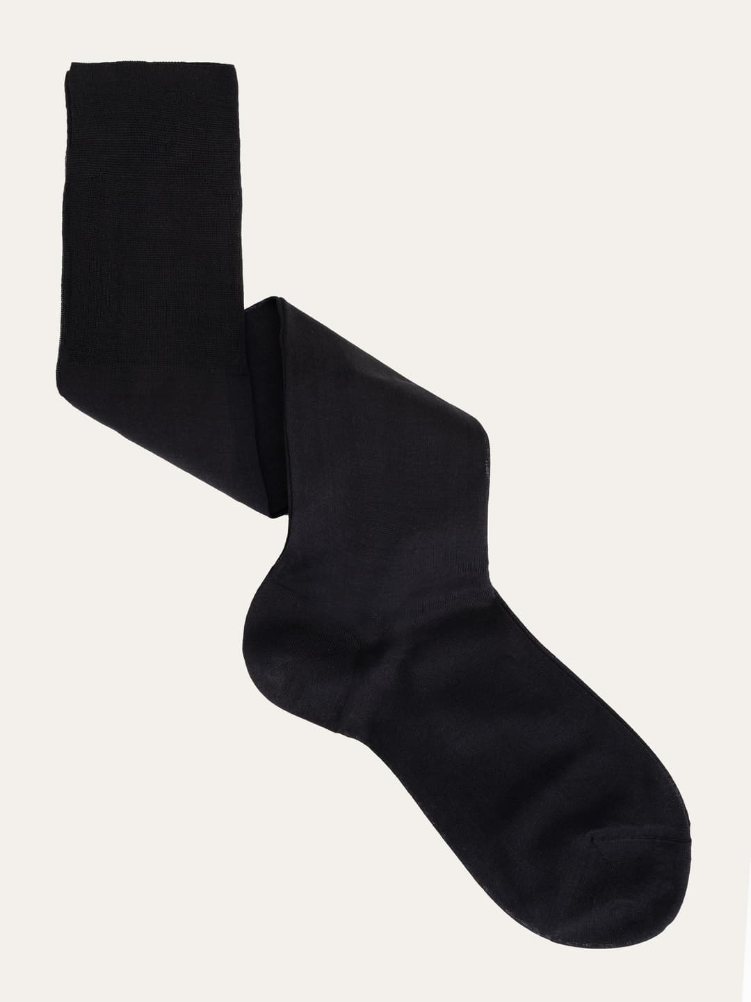 Gift Box 3 pairs of Long Plain Socks in Lisle Cotton - Anthracite