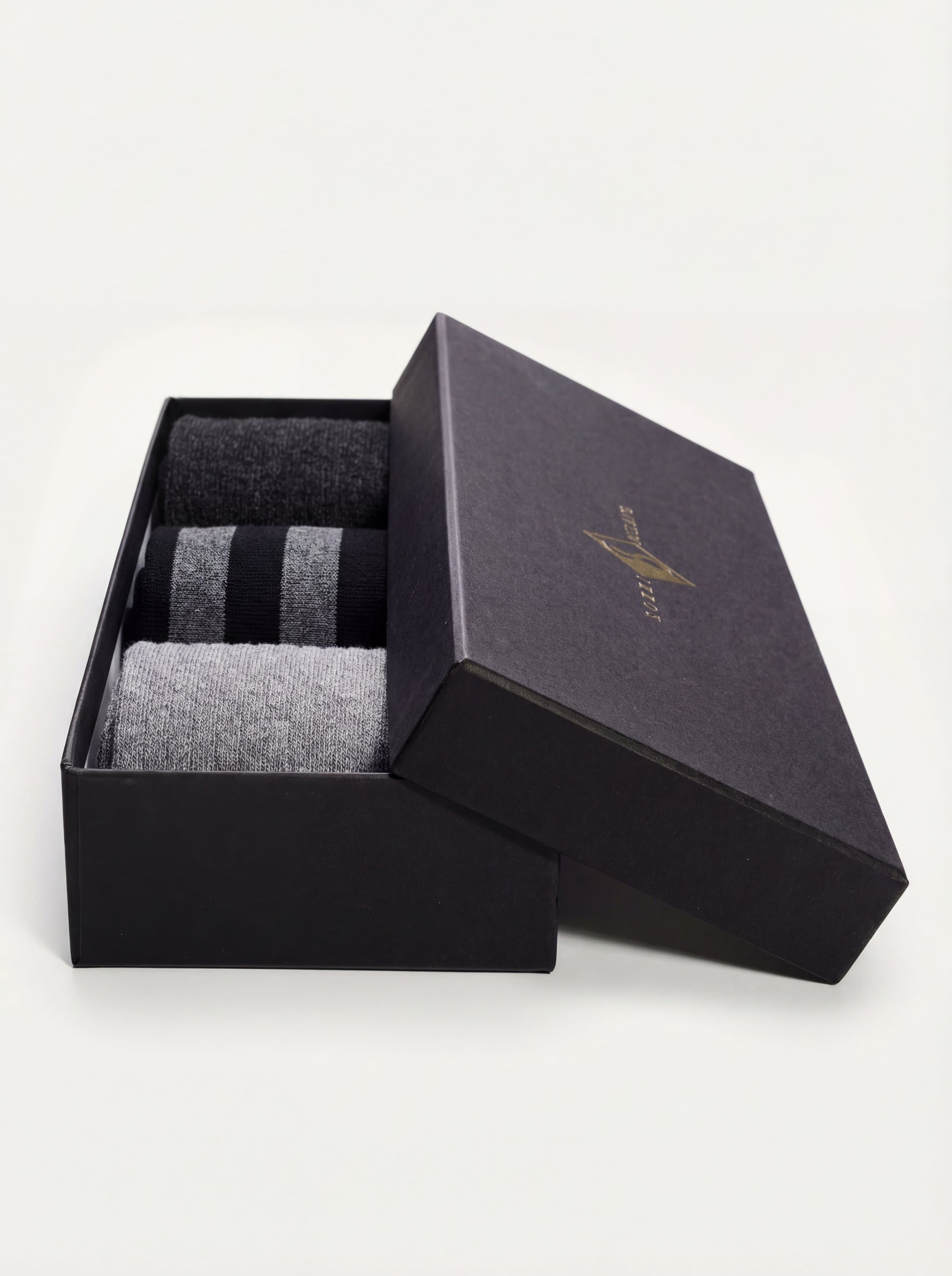 Cofanetto Regalo 3 paia calze Corte fantasie misto Cashmere - Image 5
