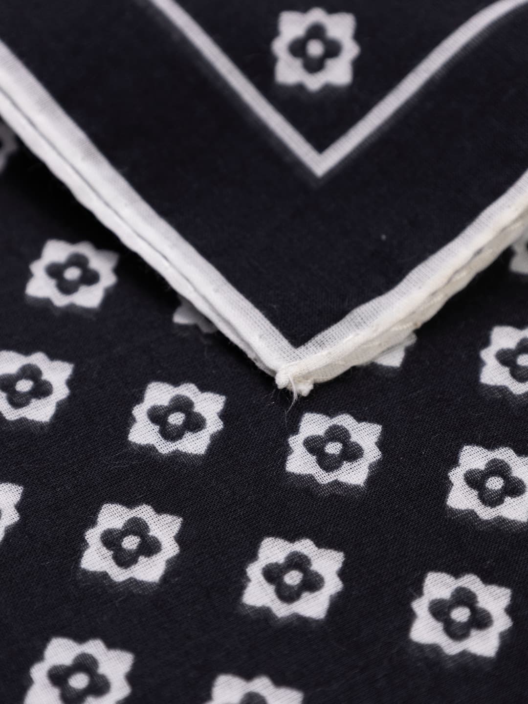Pochette da taschino con motivo geometrico